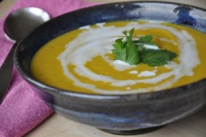 curried carrot cauliflower soup